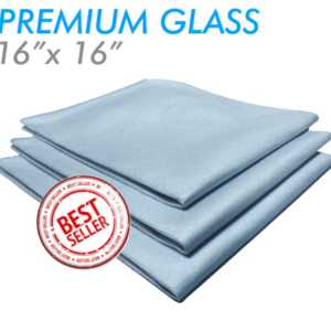 PREMIUM MICROFIBER GLASS TOWEL 41 x 41 cm